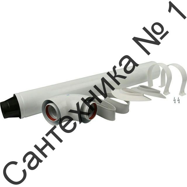 Комплект коаксиальный для прохода через стену (совместимый с котлами Baхi и Viessmann) 60/100 850 мм STOUT