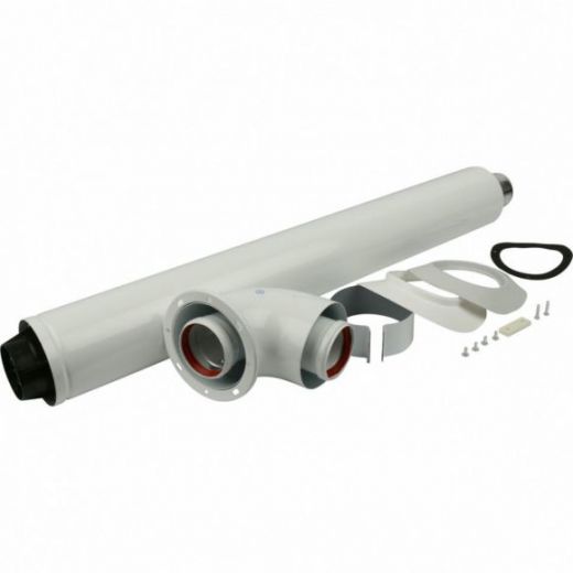 Комплект коаксиальный для прохода через стену (совместимый с котлами Bosch и Buderus) 60/100 850 мм STOUT