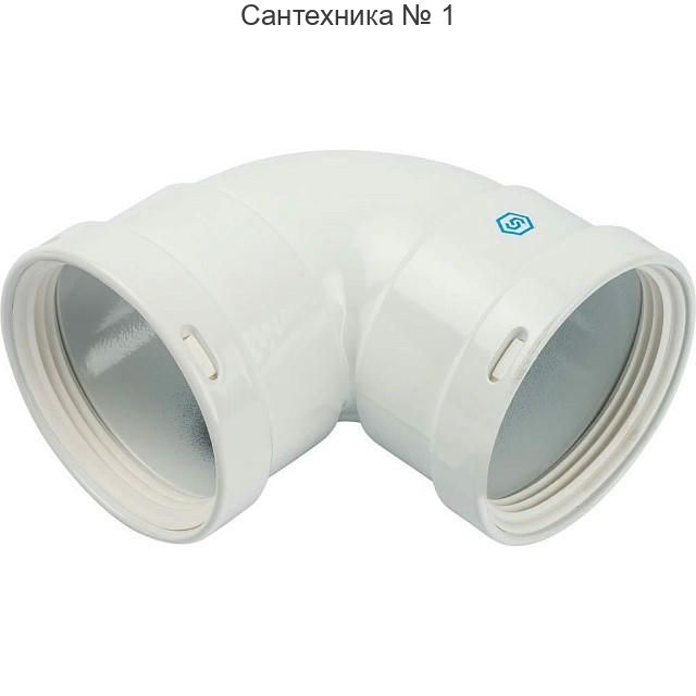 Элемент дымохода отвод 90° м/м 80 STOUT