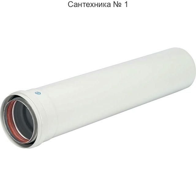 Элемент дымохода 80/100 труба 250 мм утепленная STOUT