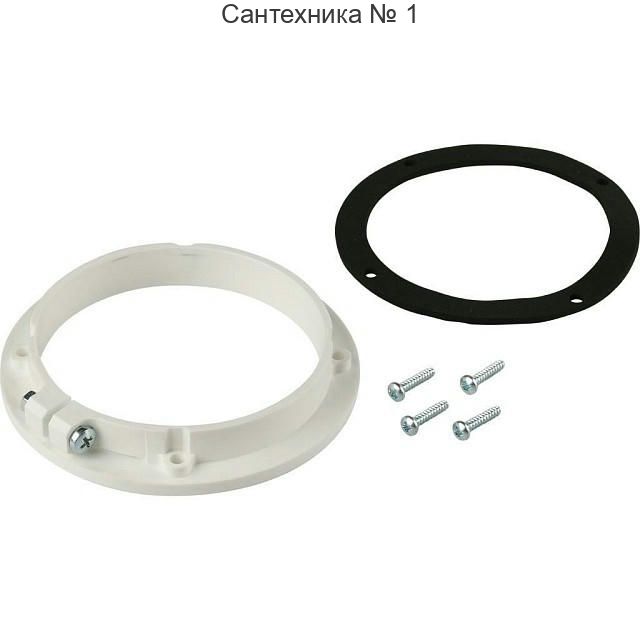 Элемент дымохода адаптер, фланец STOUT