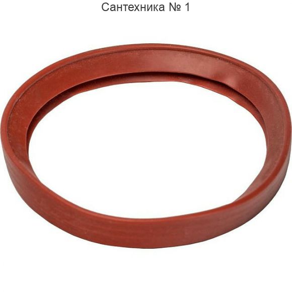 Элемент дымохода кольцо уплотнительное 60, для уплотнения внутренних труб коаксиального дымохода STOUT