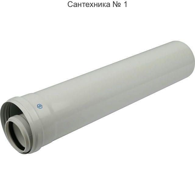Элемент дымохода конденсационная труба 500 мм 60/100 PP-FE STOUT