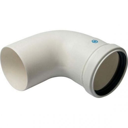 Элемент дымохода конденсационный угол 87° 80 PP-FE STOUT