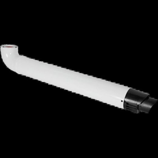 Комплект дымохода стандарт 60/100 900 мм (Bosch, Buderus, Navien S/C/E, Baxi ECO Nova/Classic, Baltur, Fondital) в комплекте фланец ROMMER