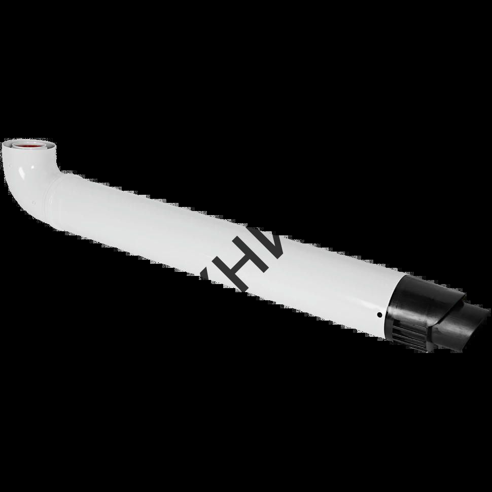 Комплект дымохода стандарт 60/100 900 мм (Bosch, Buderus, Navien S/C/E, Baxi ECO Nova/Classic, Baltur, Fondital) в комплекте фланец ROMMER