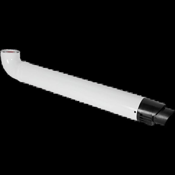 Комплект дымохода стандарт 60/100 900 мм (Bosch, Buderus, Navien S/C/E, Baxi ECO Nova/Classic, Baltur, Fondital) в комплекте фланец ROMMER