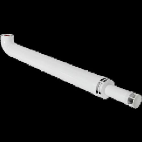 Комплект дымохода антилед 60/100 1220 мм (Bosch, Buderus, Navien S/C/E, Baxi ECO Nova/Classic, Baltur, Fondital) в комплекте фланец ROMMER