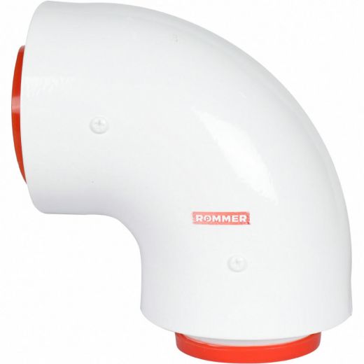 Начальный участок 90 60/100 хомут и втулка в комплекте D60 L-50 ROMMER