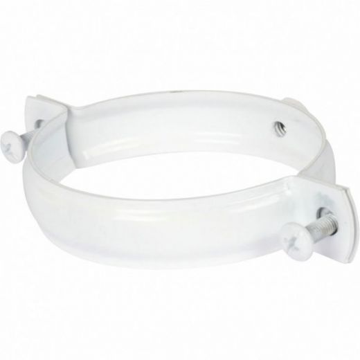 Крепление к стене 80, белое металлическое ROMMER