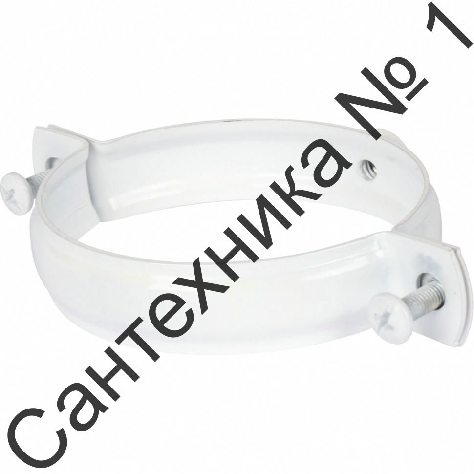 Крепление к стене 80, белое металлическое ROMMER