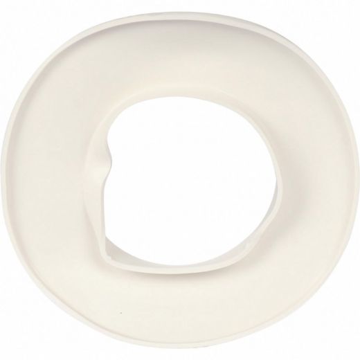 Накладка декоративная D80, белая ROMMER