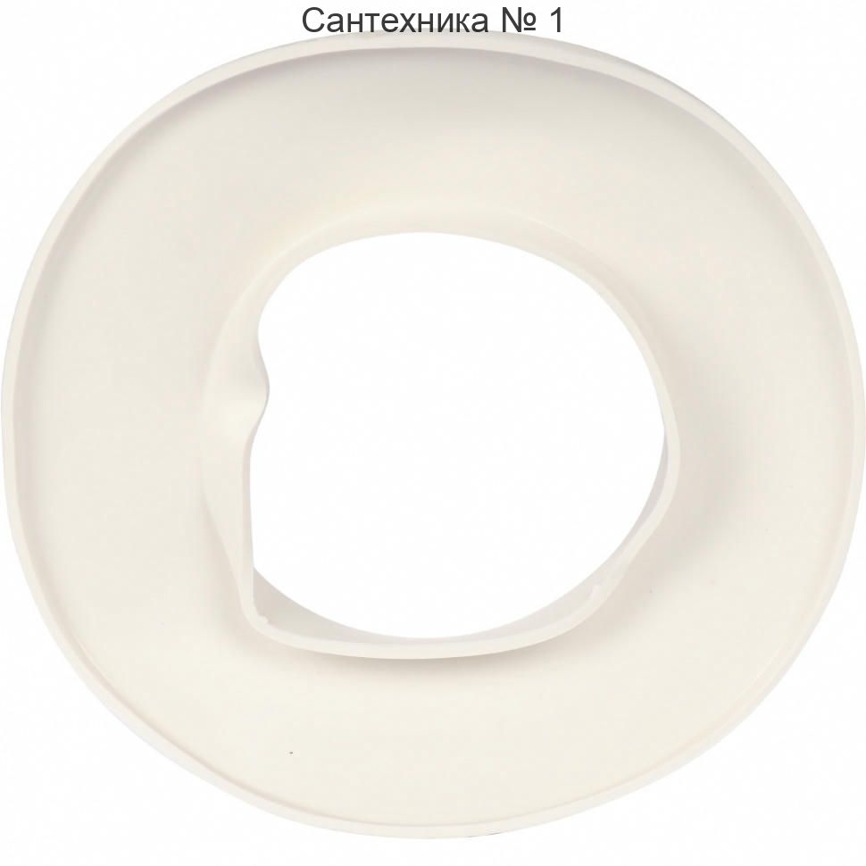 Накладка декоративная D80, белая ROMMER