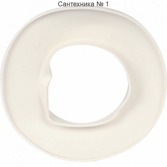 Накладка декоративная D80, белая ROMMER