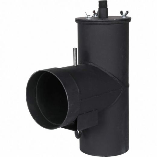 Патрубок дымохода вертикальный D=120, L=247, H=346 ROMMER