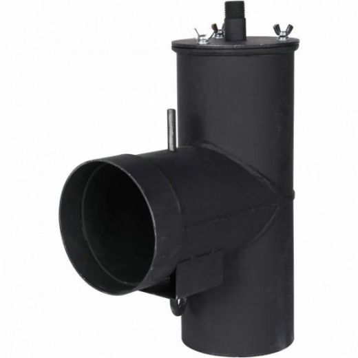 Патрубок дымохода вертикальный D=120, L=247, H=346 ROMMER