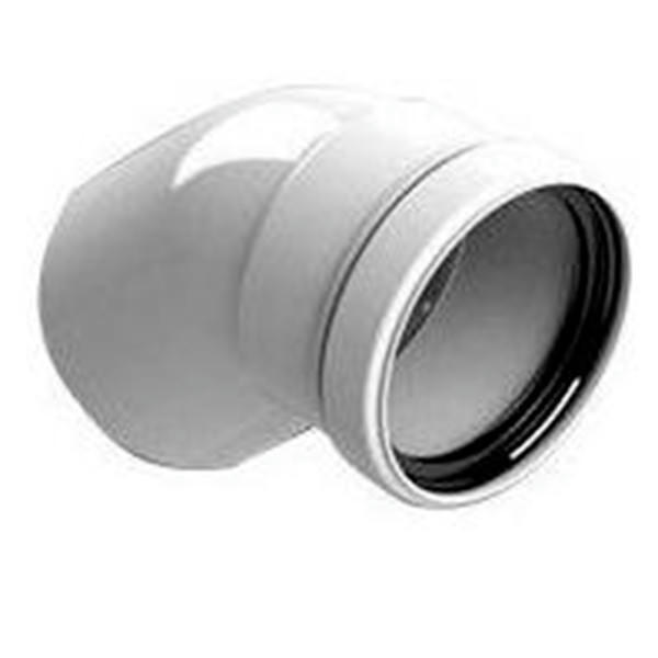 Отвод конденсационный угол 45 градусов, 80 ROMMER
