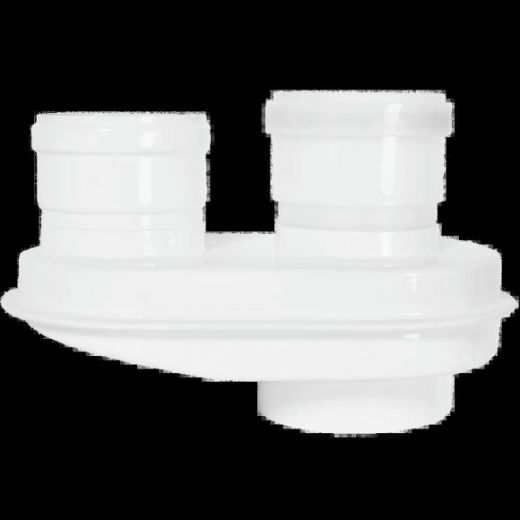 Адаптер моноблочный переход с O60/100 на 80/80 конденсационный ROMMER