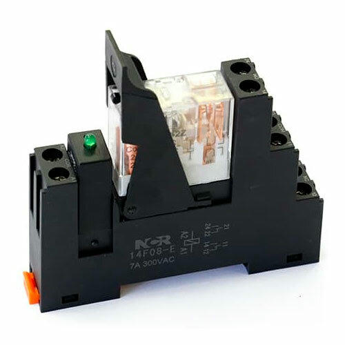 Реле промежуточное на DIN-рейку, 12V DC в сборе ZONT