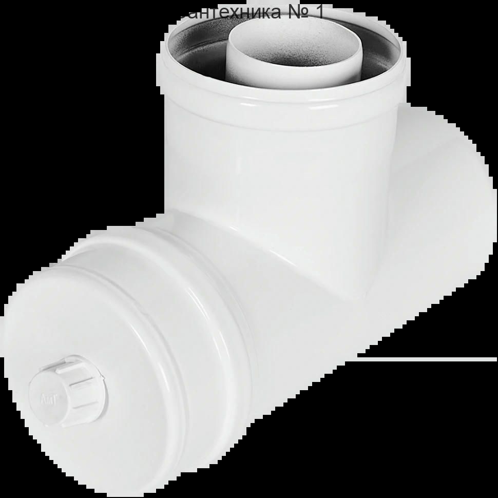 Конденсатоотводчик коаксиальный Т-образный D 60/100 ROMMER