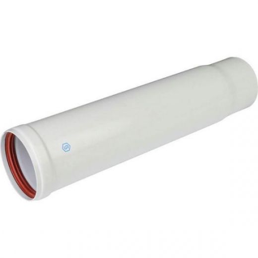 Элемент дымохода труба телескопическая 80 315-370 мм п/м STOUT