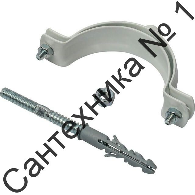 Элемент дымохода хомут для крепления дымохода к стене 80 STOUT