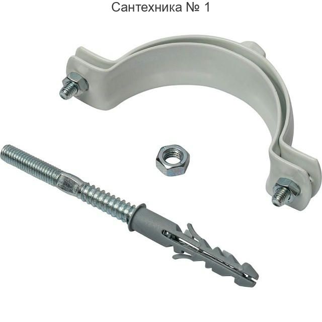 Элемент дымохода хомут для крепления дымохода к стене 80 STOUT