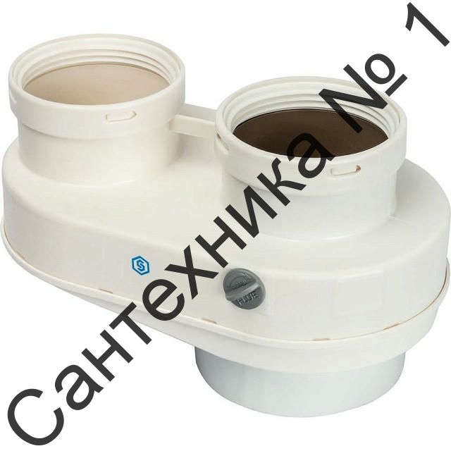Элемент дымохода 80/80 адаптер для подключения разделительных труб (совместимый Baхi) PP-Ryton STOUT