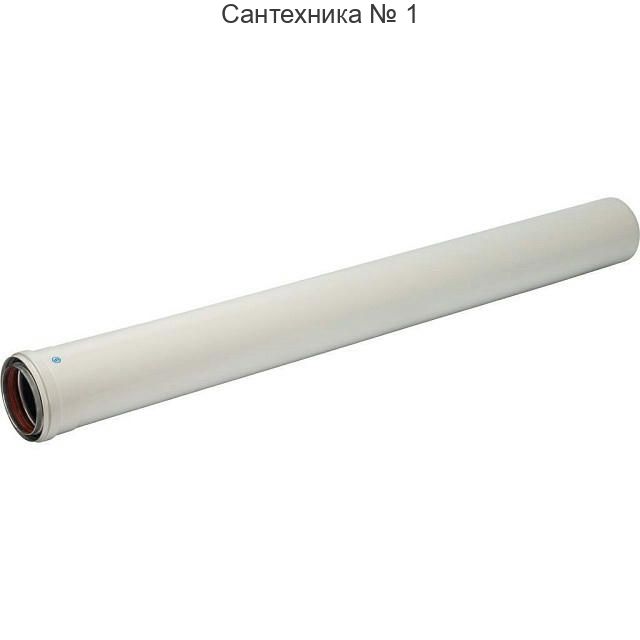 Элемент дымохода 80/100 труба 1000 мм утепленная STOUT