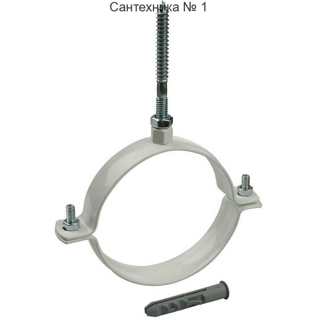 Элемент дымохода хомут крепежный 100 для крепления к стене STOUT