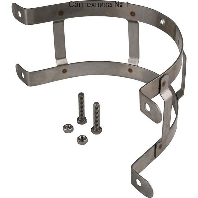 Элемент дымохода фиксатор соединений PP-труб 80 в шахте дымохода STOUT