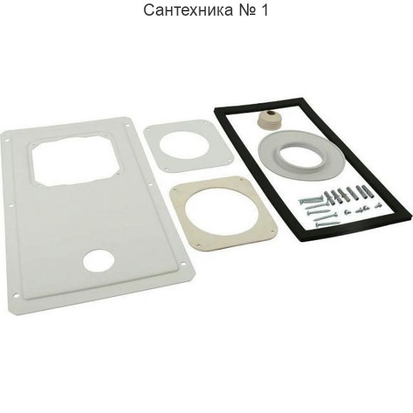 Элемент дымохода стеновая панель комплект для изоляции прохода в шахту дымохода STOUT