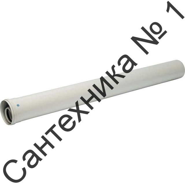 Элемент дымохода конденсационная труба 1000 мм 60/100 PP-FE STOUT