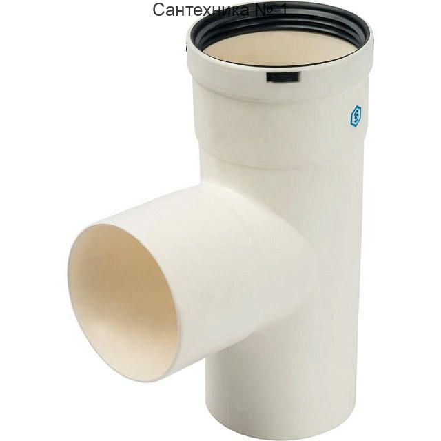 Элемент дымохода конденсационный тройник T образный 80 PP-FE STOUT