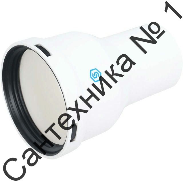 Элемент дымохода конденсационный адаптер увеличенный 60/80 134 мм STOUT