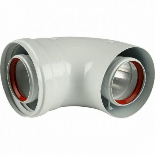 Коаксиальный отвод DN 60/100 90° BAXI