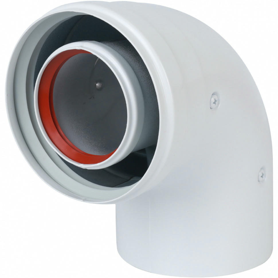 Коаксиальный отвод DN 60/100 90° без муфты BAXI