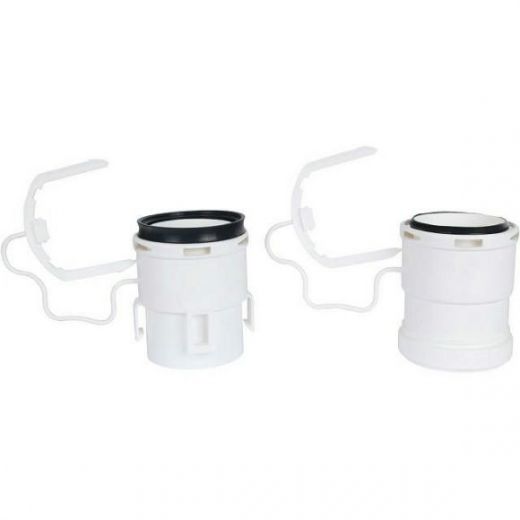 Элемент дымохода конденсационный, комплект адаптеров для гибкой трубы 80 STOUT