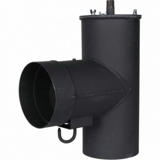 Патрубок дымохода вертикальный D=150, L=304, H=396 ROMMER