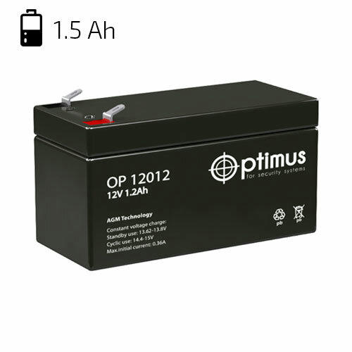 Аккумулятор Optimus AP1207, 7 A/h ZONT