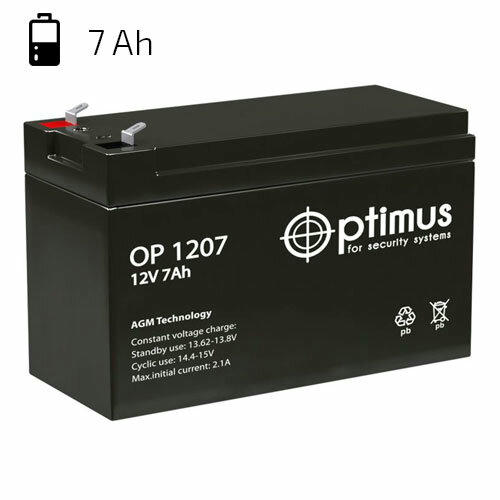 Аккумулятор резервного питания Optimus OP12012 ZONT