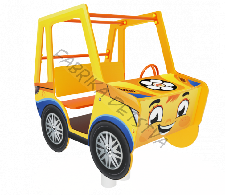 Качалка на пружине Машинка 1240х855х1370 	ИО 04-202