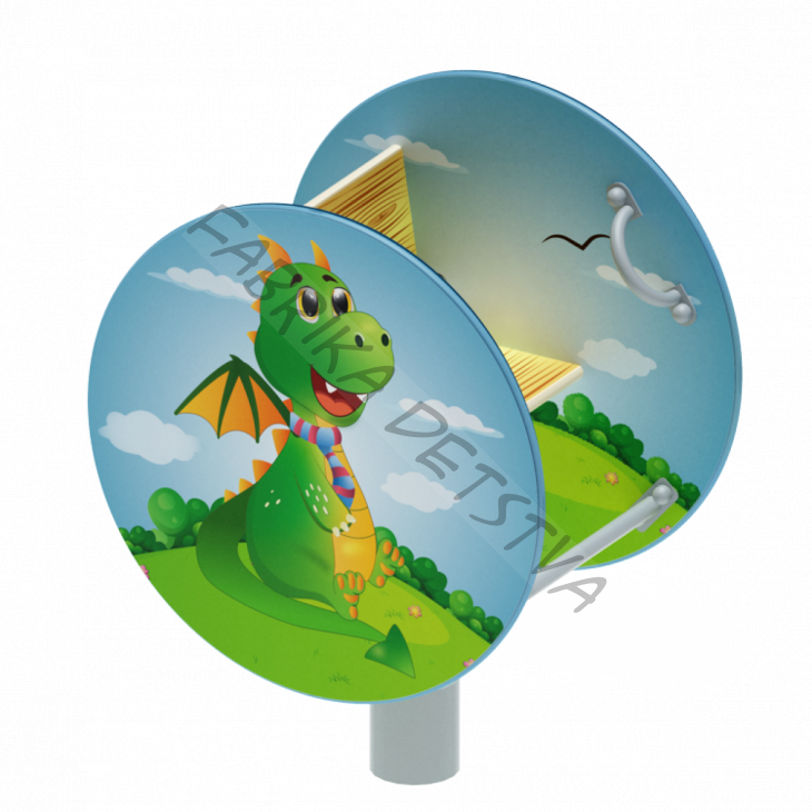 Качалка Дракоша                                           770х575х845	 - 	ИО 04-215