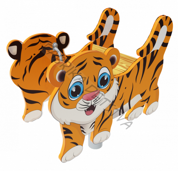 Качалка Тигрёнок                                           1050х575х940	 - 	ИО 04-216