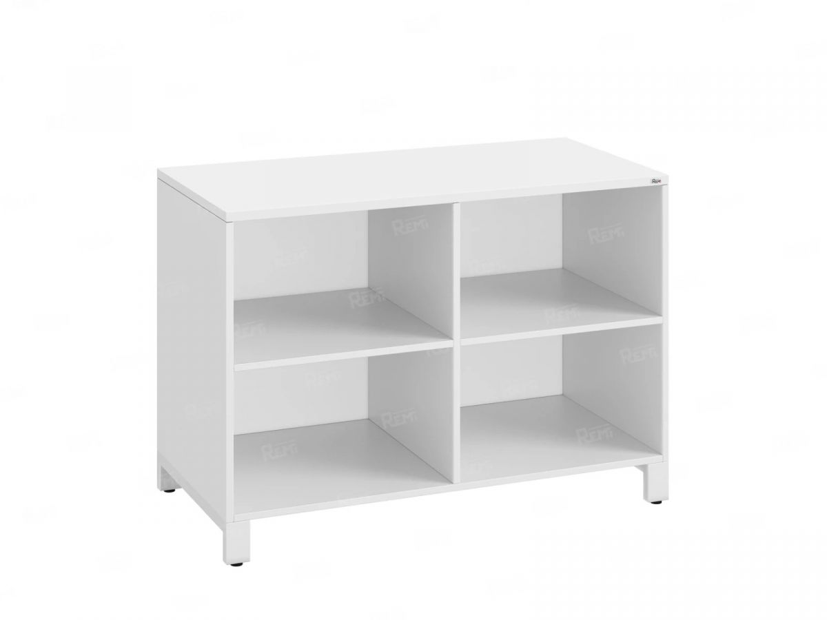 Стеллаж низкий, 4 ячейки 1200х600х850 RM145-12x6