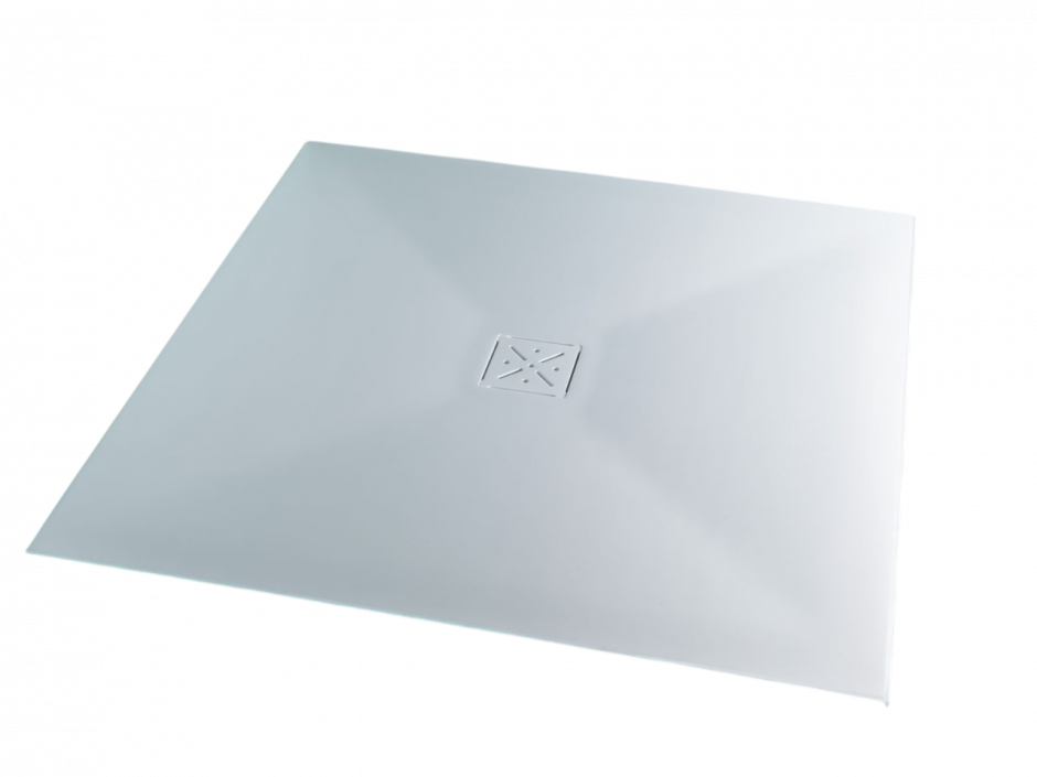 Изображение Квадратный душевой поддон Kolpa-San LEROCK ZERO из искусственного камня KERROCK