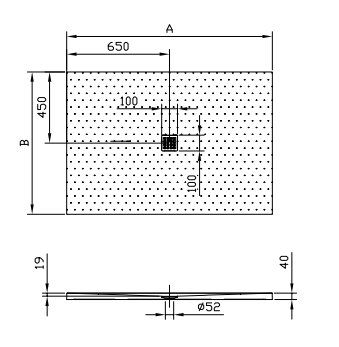 Душевой поддон из литьевого мрамора Kolpa-San STILETTO 130x90 ФОТО