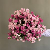 Кустовая роза микс от 7шт