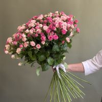 Кустовая роза микс от 7шт