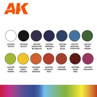 Набор красок AK Interactive Basic Starter: 14 Colors